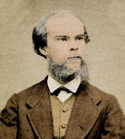 Porträtt av Paul Verlaine (1844-1896) efter Carjat 1870 av Etienne (after) Carjat