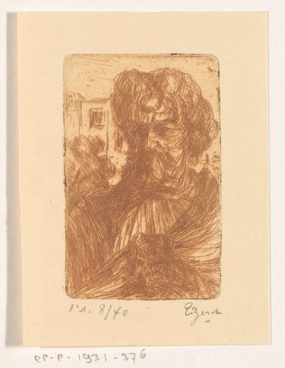 Judas (Oberammergau) av Etienne Bosch (signed by artist)