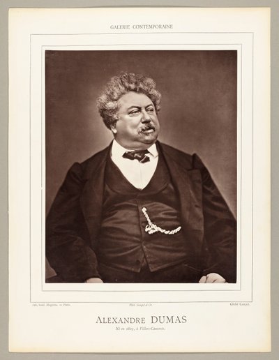 Alexandre Dumas (fransk romanförfattare och dramatiker, 1802-1870) av Etienne Carjat