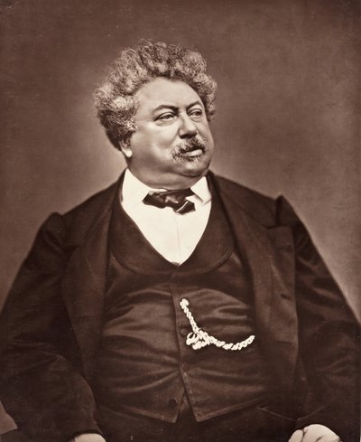 Alexandre Dumas fransk romanförfattare och dramatiker, 1802-1870, ca. 1876. av Etienne Carjat