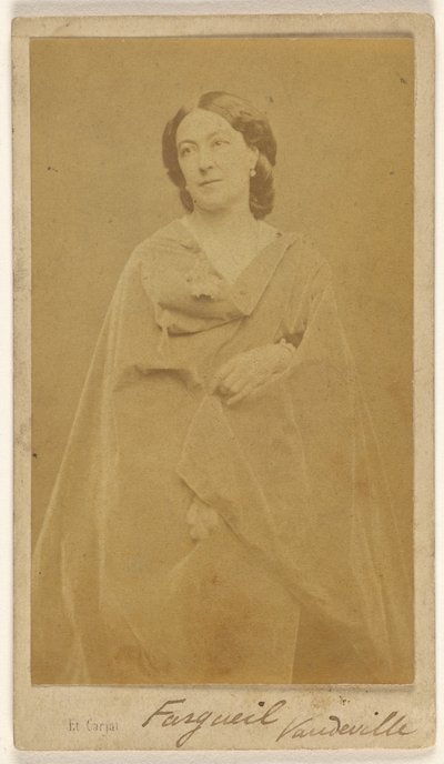 Anais Fargueil, Vaudeville av Etienne Carjat