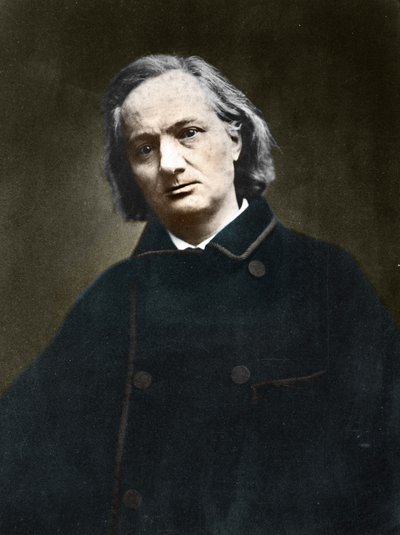 Charles Baudelaire (1821-1867), fransk poet av Etienne Carjat