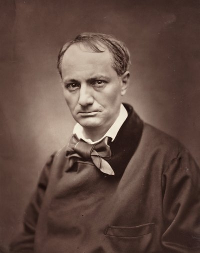 Charles Baudelaire fransk poet, kritiker och författare, 1821-1867, ca. 1863. av Etienne Carjat