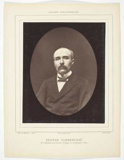 Eugène Clémenceau av Etienne Carjat