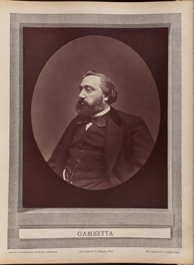 Gambetta av Etienne Carjat