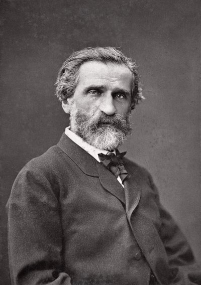 Giuseppe Verdi (1813-1901) 1877 (se även 124001) av Etienne Carjat