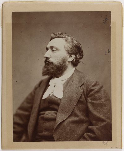Léon Gambetta (1838-1882), advokat och politiker. av Etienne Carjat