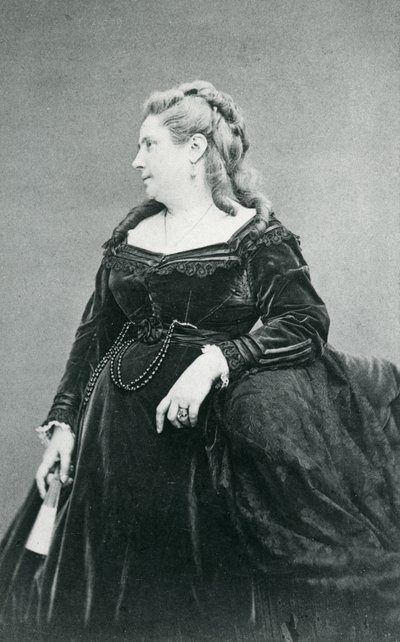 Marie Daubrun (s/v foto) av Etienne Carjat