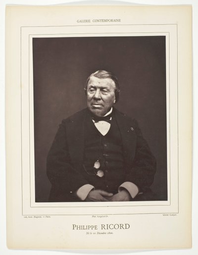 Philippe Ricord av Etienne Carjat