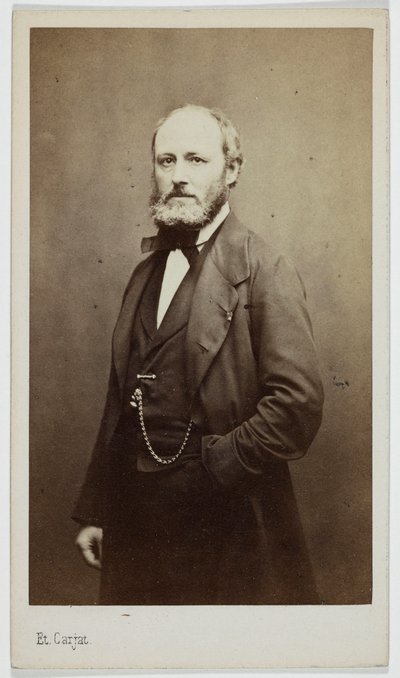 Porträtt av Amédée Achard (1814-1875), romanförfattare av Etienne Carjat