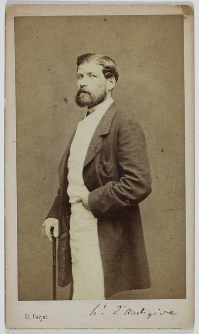 Porträtt av Andigné, Henri-Marie-Léon, markis d