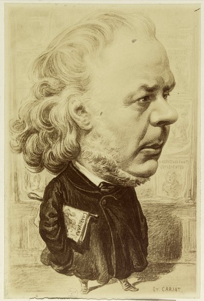 Porträtt av Daumier av Etienne Carjat