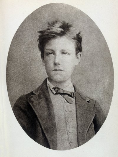 Porträtt av Arthur Rimbaud (1859 - 1891) av Etienne Carjat