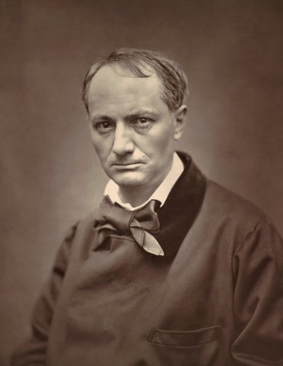 Porträtt av Charles Baudelaire av Etienne Carjat