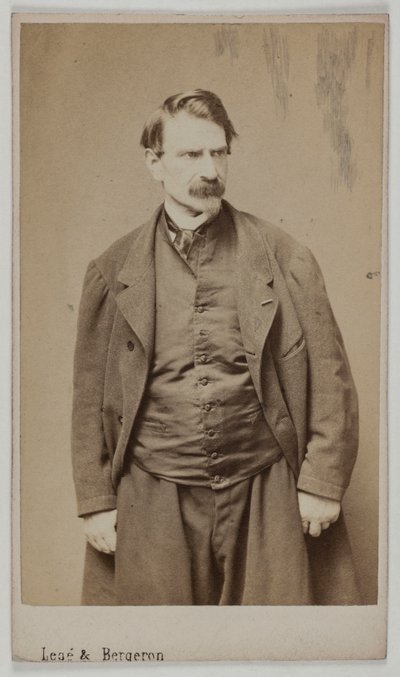 Porträtt av François Delsarte, ca 1870-90 (albumenavtryck) av Etienne Carjat