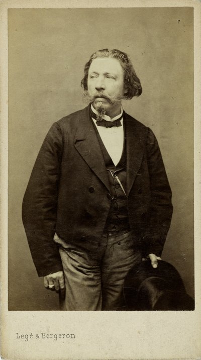 Porträtt av Francois George-Hainl 1807-1873. av Etienne Carjat
