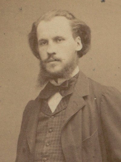 Porträtt av kompositören Charles Lenepveu 1840-1910, 1870. av Etienne Carjat