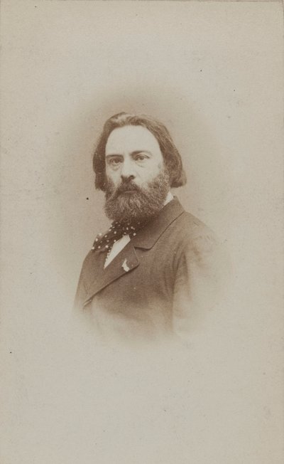 Porträtt av pianisten och kompositören Émile Prudent 1817-1863, ca 1860. av Etienne Carjat