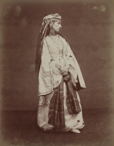 Sarah Bernhardt i "Zaire" av Voltaire av Etienne Carjat