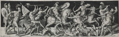 Strider och triumfer, troligen 1560-talet. av Etienne Delaune