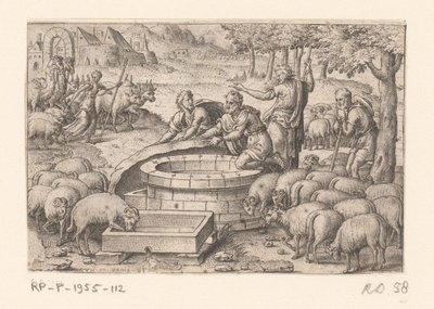 Jakob tilt från steen van de put History of Genesis (serietitel) av Etienne Delaune