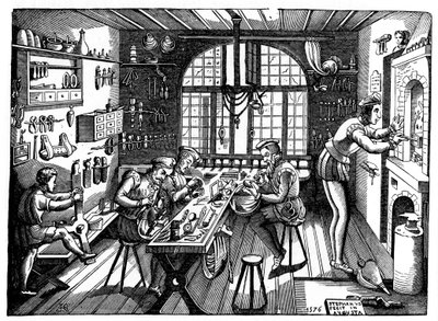Etienne Delaunes studio, 1576, 1870. av Etienne Delaune