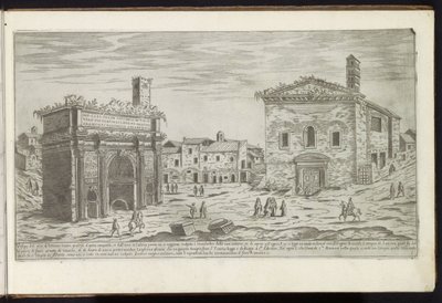 Båge av Septimius Severus i Rom Forntida byggnader (serietitel) I vestigi dell