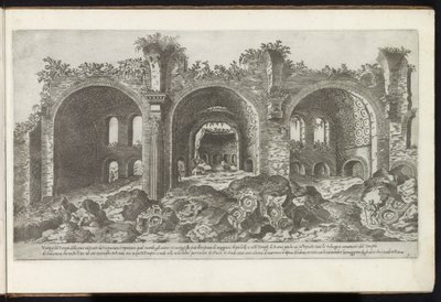 Rester av basilikan Maxentius i Rom Forntida byggnader (serietitel) I vestigi dell