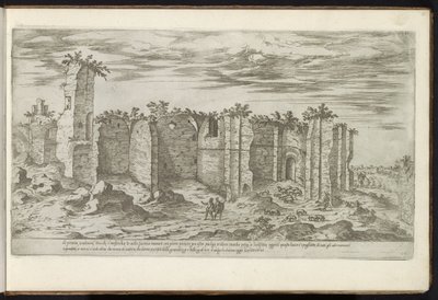 Ruinerna av Caracalla-baden i Rom Forntida byggnader (serietitel) I vestigi dell