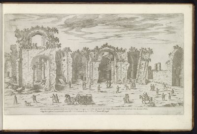 Diocletianus bad i Rom Forntida byggnader (serietitel) I vestigi dell