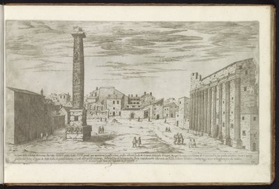 Kolumn av Antoninus Pius i Rom Forntida byggnader (serietitel) I vestigi dell