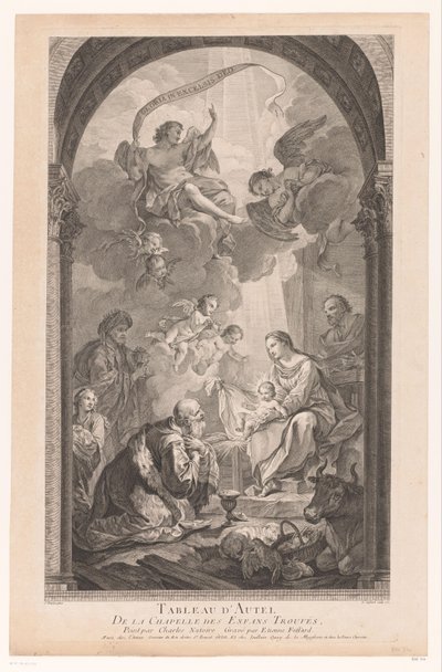 Tillbedjan av kungarna Tableau d