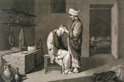 "Barberaren", 1822 av Etienne Frederic Lignon