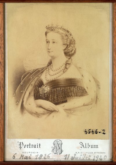 Porträt der Kaiserin Eugénie von Etienne & Neurdein Louis Antonin (1846-p. 1915) Neurdein