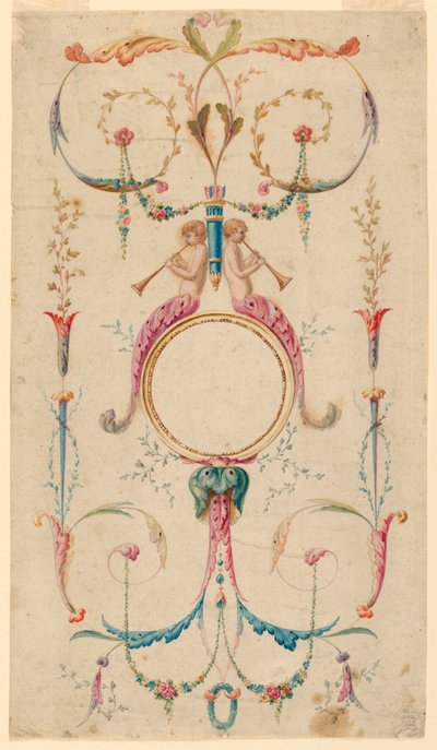 Paneeldekoration, ca. 1780 von Etienne de Lavallee-Poussin