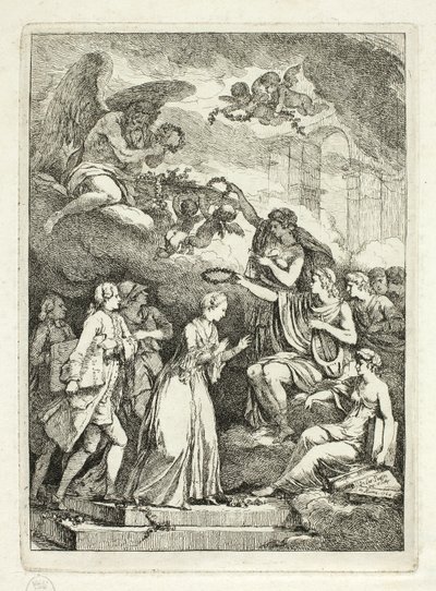 Tallrik från, In the Coming av Etienne de Lavallee Poussin