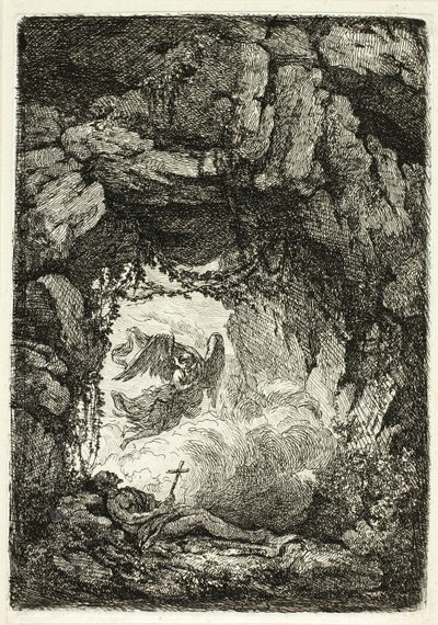 St. Hieronymus död av Etienne de Lavallee Poussin