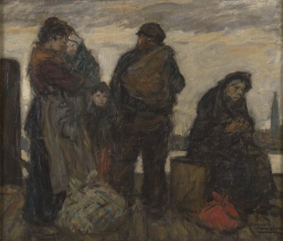 Hemkomsten (med mor Van Mieghem) av Eugeen van Mieghem