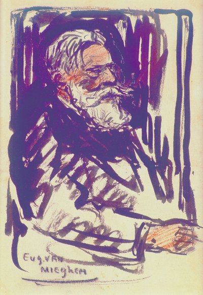 Målaren James Ensor av Eugeen van Mieghem
