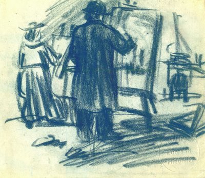 Der Maler René Bosiers av Eugeen van Mieghem