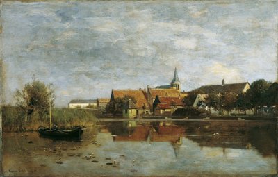 Utsikt över Giessen (Norra Brabant) av Eugen Jettel