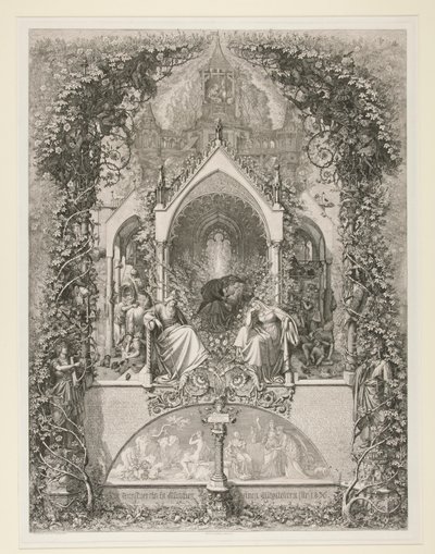 Dornrose. Maehrchen von Grimm. (Törnrosa. Saga av Grimm) av Eugen Napoleon Neureuther