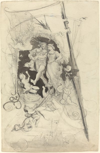 Den lycklige godsherren och hans brud av Eugen Napoleon Neureuther
