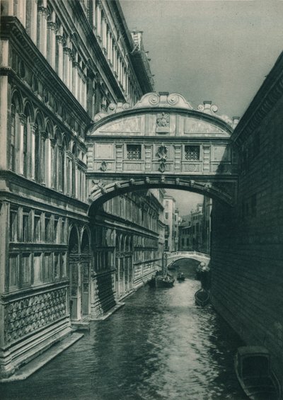 Suckarnas bro, Venedig, Italien, 1927 av Eugen Poppel