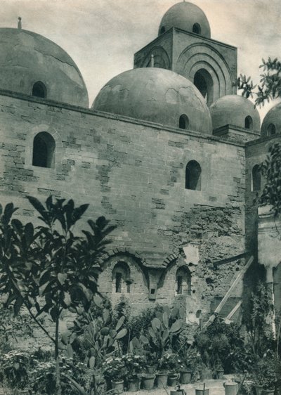 Kyrkan San Giovanni degli Eremiti, Palermo, Sicilien, Italien, 1927. av Eugen Poppel