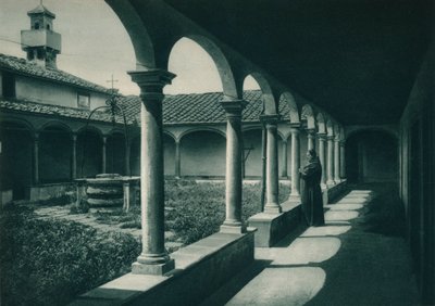Kloster i ett kloster, Florens, Italien, 1927 av Eugen Poppel