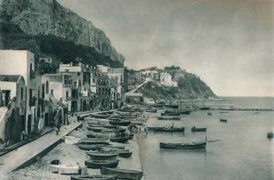 Marina Grande, Capri, Italien, 1927 av Eugen Poppel