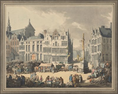 Place de Meir i Antwerpen, 1797. av Eugen Poppel