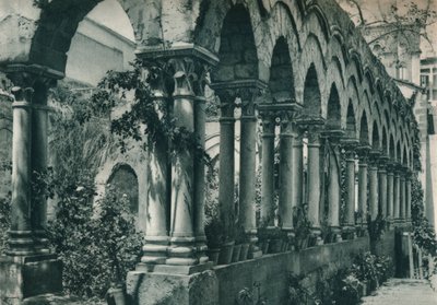 Ruinerna av ett litet kapell, Palermo, Sicilien, Italien, 1927 av Eugen Poppel