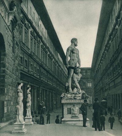 Uffizigalleriet, Florens, Italien, 1927 av Eugen Poppel
